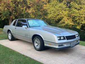 Gray 1988 Chevrolet Monte Carlo SS