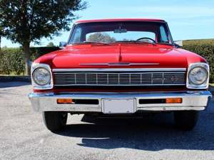 Red 1966 Chevrolet Nova