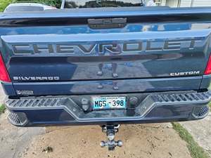 Blue 2019 Chevrolet Silverado 1500 Custom
