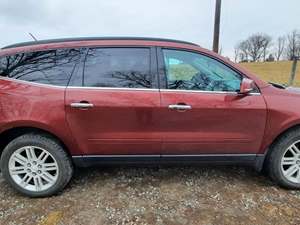 Red 2015 Chevrolet Traverse