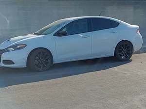 White 2016 Dodge Dart sxt  sport