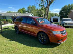 Orange 2013 Dodge Journey