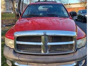 Red 2002 Dodge Ram 1500