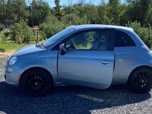 Blue 2014 Fiat 500