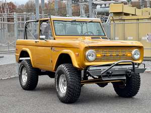 Yellow 1971 Ford Bronco