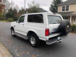 White 1996 Ford Bronco