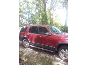 Red 2004 Ford Explorer