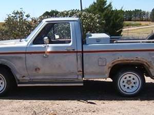 Silver 1980 Ford F-100