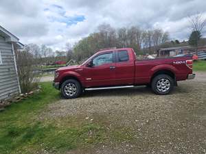 Red 2014 Ford F-150