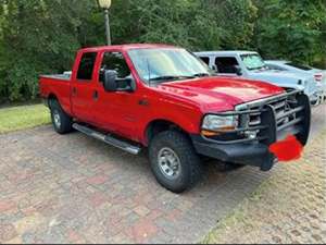 Red 2003 Ford F-250 Super Duty