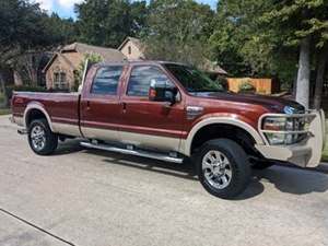 Red 2008 Ford F-350 Super Duty