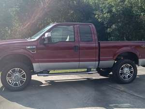 Red 2008 Ford F-350 Super Duty