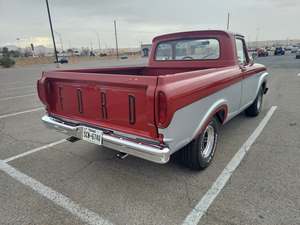 Red 1962 Ford F100 Unibody
