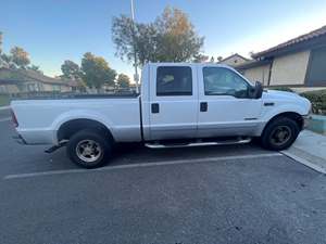 White 2002 Ford F250 super duty diesel 7.3l international engine 