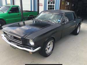 Black 1966 Ford Mustang