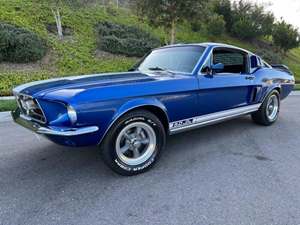 Blue 1967 Ford Mustang