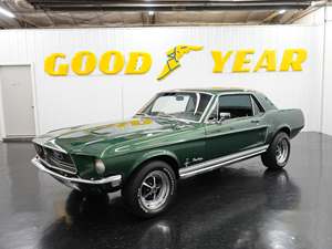 Green 1968 Ford Mustang