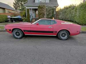 1972 Ford Mustang with Red Exterior