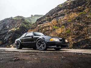 Black 1988 Ford Mustang