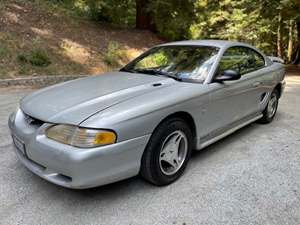 Silver 1998 Ford Mustang