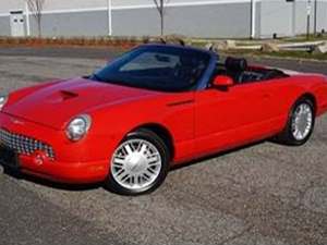 2003 Ford Thunderbird with Red Exterior