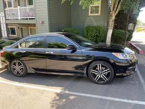 Black 2017 Honda Accord