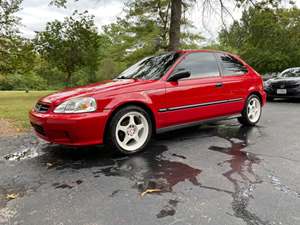 Red 1999 Honda Civic