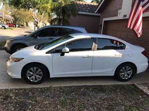 White 2012 Honda Civic
