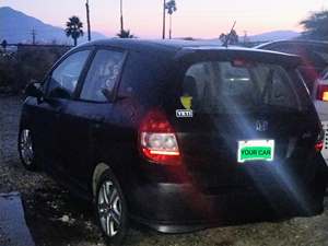 Black 2007 Honda FIT