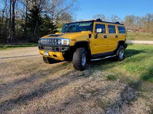 Yellow 2005 Hummer H2