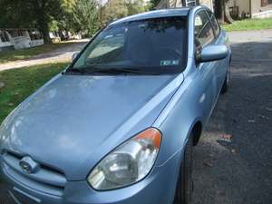 Blue 2010 Hyundai Accent