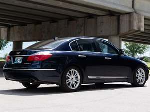 Blue 2011 Hyundai Genesis