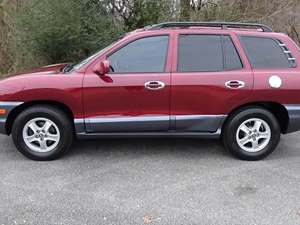 Red 2004 Hyundai Santa Fe