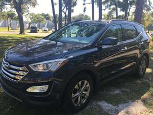 Blue 2015 Hyundai Santa Fe Sport