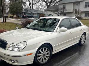 White 2002 Hyundai Sonata LX