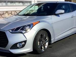 2013 Hyundai Veloster Turbo with Silver Exterior