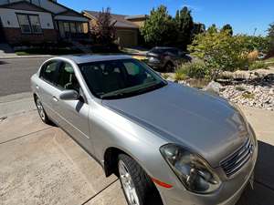 Silver 2003 Infiniti G35