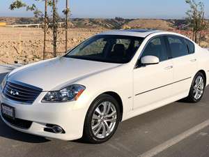 2008 Infiniti M45 with White Exterior