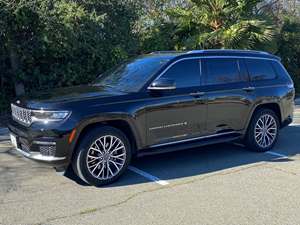 Black 2021 Jeep Grand Cherokee L