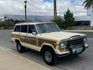 1988 Jeep Wagoneer with Yellow Exterior