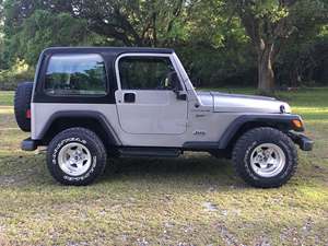 Silver 2000 Jeep Wrangler