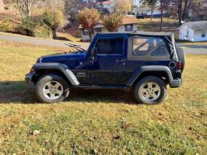 Blue 2013 Jeep Wrangler