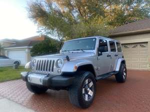 Silver 2014 Jeep Wrangler