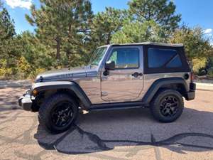 Gray 2014 Jeep Wrangler Willys Wheeler