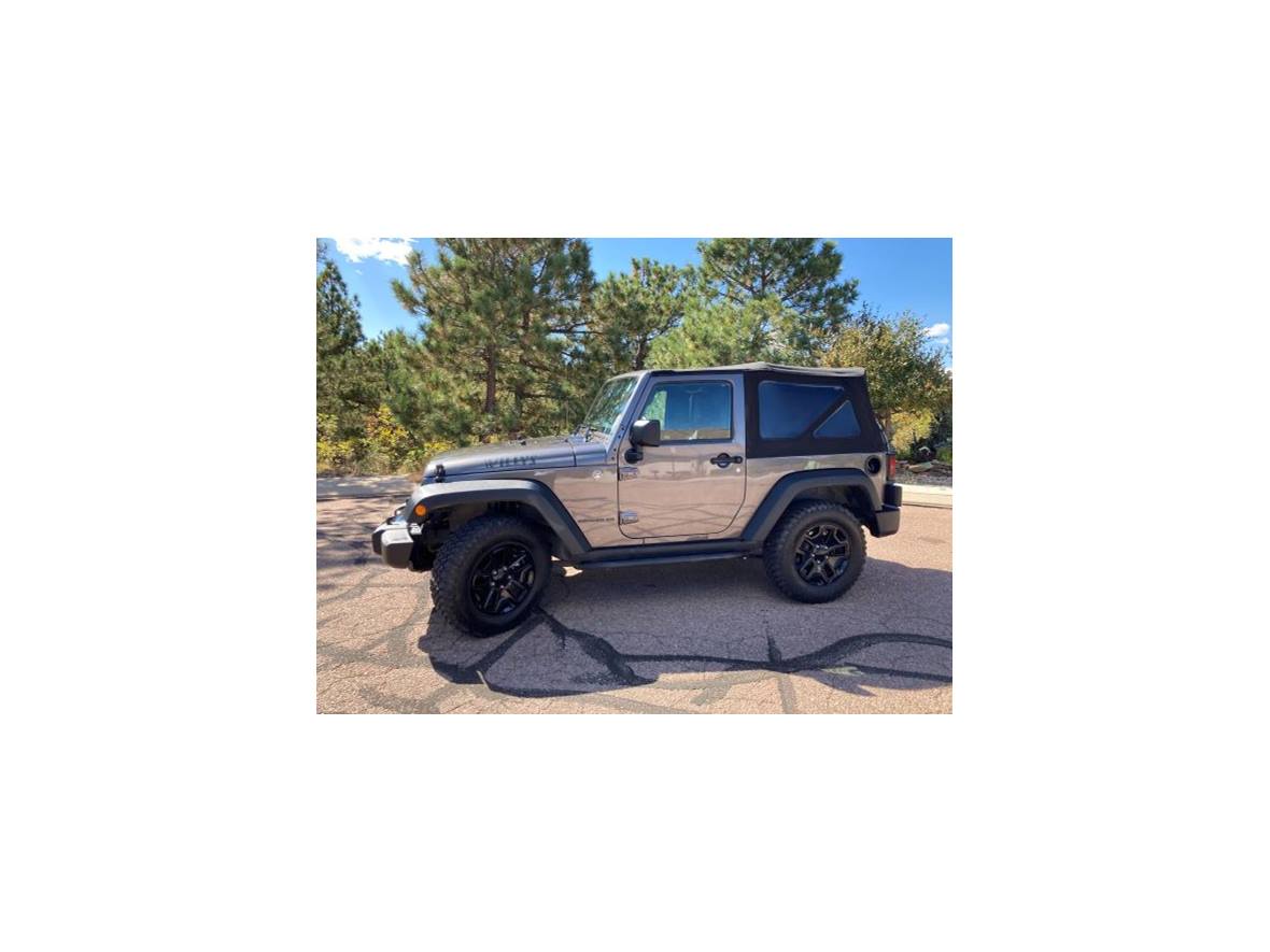2014 Jeep Wrangler Willys Wheeler for sale by owner in Blanco
