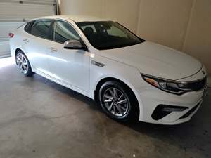 2019 Kia Optima with White Exterior