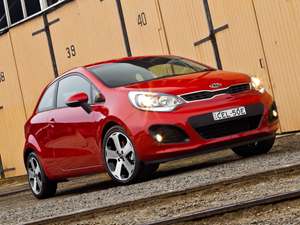 Red 2012 Kia RIO