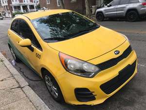 2016 Kia RIO LX with Yellow Exterior