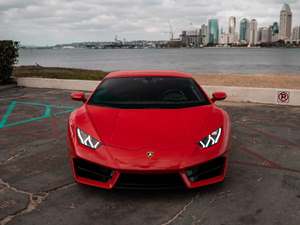 2019 Lamborghini Huracan with Red Exterior