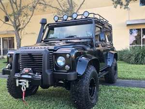 Black 1997 Land Rover Defender